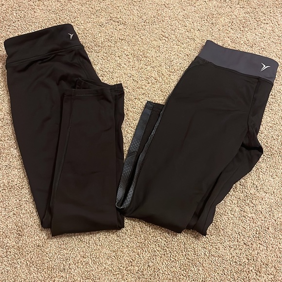 2 pairs leggings bundle old navy size 8 - Picture 5 of 5